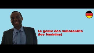 Cours dallemand A1 B2 Le genre des substantifs en allemand les féminins [upl. by Udelle]