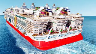 Top 5 LARGEST Cruise Ships in 2024 [upl. by Rehportsirhc]