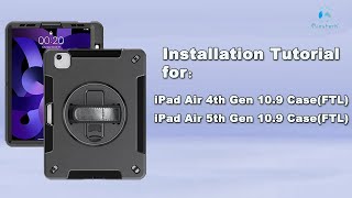 How to install Miesherk iPad Air 4th 5th Gen 109quot Case FTL [upl. by Bobbye242]