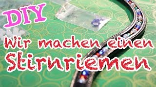 DIY  Stirnriemen einfach schnell gestaltet [upl. by Mcneely]