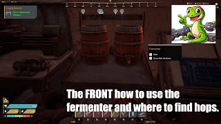 The FRONT How to use the Fermenter and where to find hops [upl. by Eadwina537]