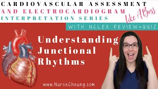 Junctional Rhythms  Cardiovascular Assessment amp ECG Interpretation Like A Boss [upl. by Leissam783]