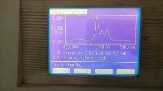 Holmium oxide filter scan and wavelength accuracy check [upl. by Bencion]