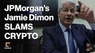 JPMorgans Jamie Dimon Slams Crypto If I Was the Government Id Close it Down [upl. by Siramay]