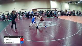 38 Lbs Quarters  Graydon Martin Virginia Team Predator Wrestling Club Vs Cruzer Dominguez MWC W [upl. by Nason]