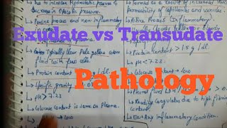 Exudate vs Transudate types of edema fluid Pathology [upl. by Ttebroc]