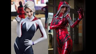 Spider Gwen Carnage Gwen and More Spiders at BubbleFest 2019 [upl. by Adnahc]