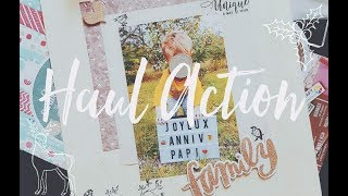 Haul Action  Papeterie Scrapbooking Octobre 2017 ♥ [upl. by Eelrac]