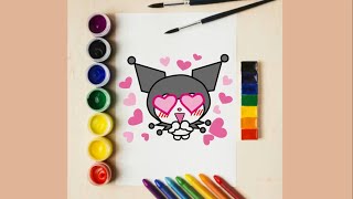 Drawing Kuromi with Love [upl. by Gerrard]