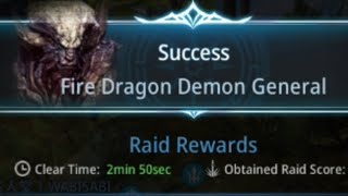 mir4 Success Fire Dragon Demon General [upl. by Lihcox121]