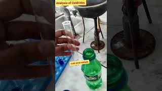 Analysis of Coldrink Class 12 Chemistry project Test of Carbohydrates Fehling Test [upl. by Trimmer635]