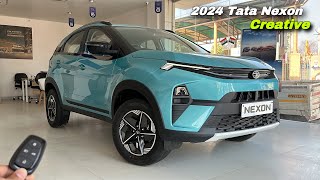 Tata Nexon Creative Price amp Features 2024 ❤️ Tata Nexon Facelift 2024 [upl. by Anilok]