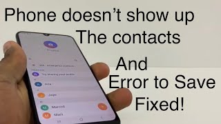 How to get back contacts disappeared  phones doesn’t save the contacts [upl. by Acysej]