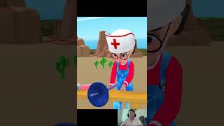 Scary Teacher 3D vs Squid Game Become Doctor Rescuing Pregnant DOLL Give Birth Baby shortsvideo [upl. by Shelton]