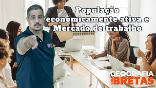 População economicamente ativa e Mercado de trabalho  EF07GE04  Competência 2 Habilidade 7 e 9 [upl. by Iruj]