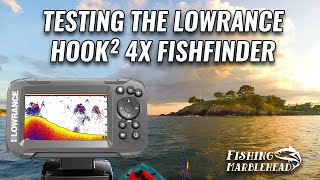 Testing The Lowrance Hook2 4X Fishfinder  Episode 4 Caught 1 [upl. by Nahtanod]