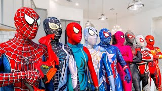 What If Many SPIDERMAN in 1 HOUSE  SPIDERMANs Story New Season 3  All Action Funny [upl. by Dessma]