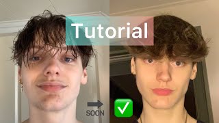 EASIEST Tutorial from Straight to Fluffy  Messy Hair🔥 [upl. by Seigler]