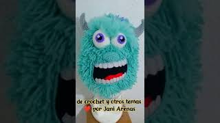 Gorro tejido de Sully Monster Inc crochet hechoamano ropatejida gorros janiarenas [upl. by Nosnarb]