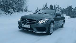 MercedesBenz C 350e T plugin hybrid winter drive out  Erik Arnesen Helsfyr [upl. by Nicolis]