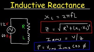 Inductive Reactance Impedance amp Power Factor  AC Circuits  Physics [upl. by Bor]