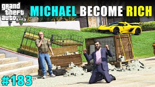 MICHAEL BECOMES RICHEST PERSON OF LOS SANTOS  GTA V GAMEPLAY 183 [upl. by Ymled]