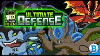 Ben 10  Ultimate Defense  Ben 10 Games [upl. by Edwina281]