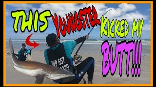 Fishing in STRUISBAAI BIG BAIT DEMONSTRATION Pieters MASSIVE shark [upl. by Sitarski]