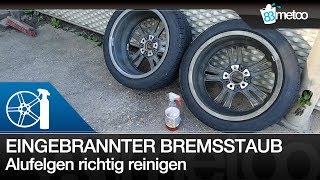 Eingebrannter Bremsstaub entfernenTuga Aluminium Teufel Felgenreiniger Intensiv Felgenreiniger Test [upl. by Nauaj674]