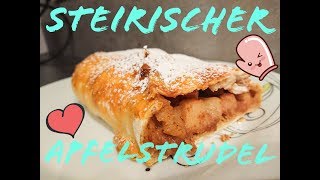 Süße Verführung  Steirischer Apfelstrudel ohne Rosinen [upl. by Kehr387]