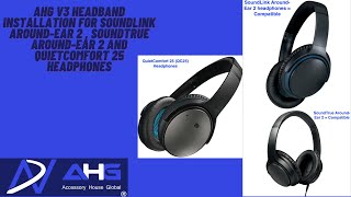 Bose SoundLink AE2 V3 Headband Installation  SoundTrue AE2 and QuietComfort 25 headphones too [upl. by Trebron575]