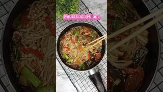 cara memasak jamur enoki lada hitam [upl. by Cowen866]