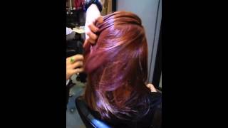 Copper red amp blonde violet mix by ugly duckling [upl. by Ambrosi34]