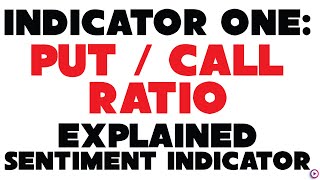 Put  Call Ratio Sentiment Indicator Explained Indicator One In A Series [upl. by Nollid]