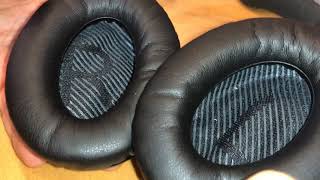 Link Dream Bose Quiet Comfort 35 Replacement Ear Cushions Kit Soft Protein Leather Pad QC 35 25 15 [upl. by Feodora]