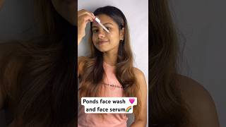 Ponds face wash and face serum🌈🩷 ponds skin pondsfacewash [upl. by Doroteya]