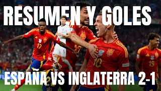 España vs Inglaterra 21 GOLES Resumen y Momentos Destacados  Eurocopa 2024 [upl. by Olecram151]