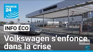 Volkswagen symbole de lindustrie allemande senfonce dans la crise • FRANCE 24 [upl. by Oeram872]