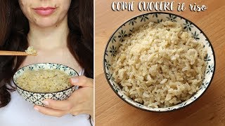 COME CUOCERE IL RISO BASMATI AL VAPORE  Veglife Channel [upl. by Hcirdla]