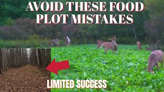 Top 5 Food Plot Mistakes [upl. by Pavkovic]