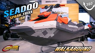 Walkaround  2024 SeaDoo Spark® Trixx™ 1UP iBR [upl. by Nyrhtak801]