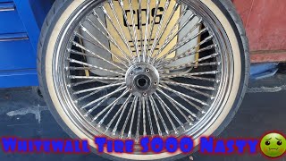 HARLEY STREETGLIDE FRONT TIRE REMOVALGETTING READY FOR LONESTAR RALLY [upl. by Toscano700]