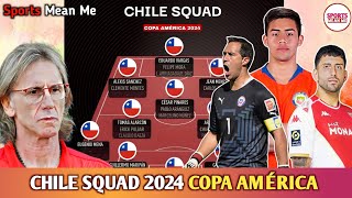 COPA AMERICA 2024  CHILE National Football Team Full Squad And Best Lineup 2024 [upl. by Junno]