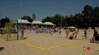 CESA Balonmano Playa 5º y 6º Femenino Cataluña Vs Murcia 20 [upl. by Annaehs]