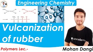 Vulcanisation of rubber  Polymer  rubber  engineering chemistry  Mohan Dangi  valcanised rubber [upl. by Acisse]