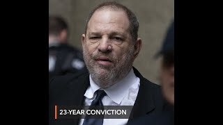 Harvey Weinstein jailed for 23 years [upl. by Rossuck284]