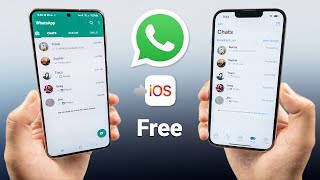 Transfer WhatsApp from Android to iPhone 2024 Official Free Method [upl. by Nadabas202]