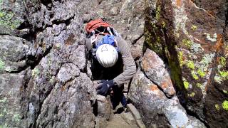 Wetterhorn Peak Colorado VNotch at Top of 1st Gully Below Ridge [upl. by Atniuqal]