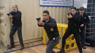 NCIS 19x11 3 Team arrives on the ship and gets ambushed [upl. by Ahsikel]