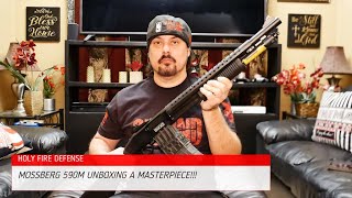 MOSSBERG 590M UNBOXING HOME DEFENSE AT ITS BEST [upl. by Colby822]